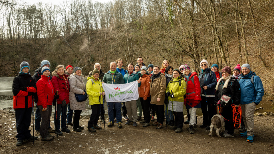 Gruppenfoto am Silbersee