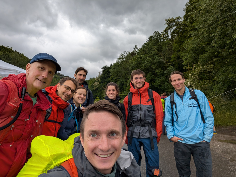 Gruppenfoto vor dem Start