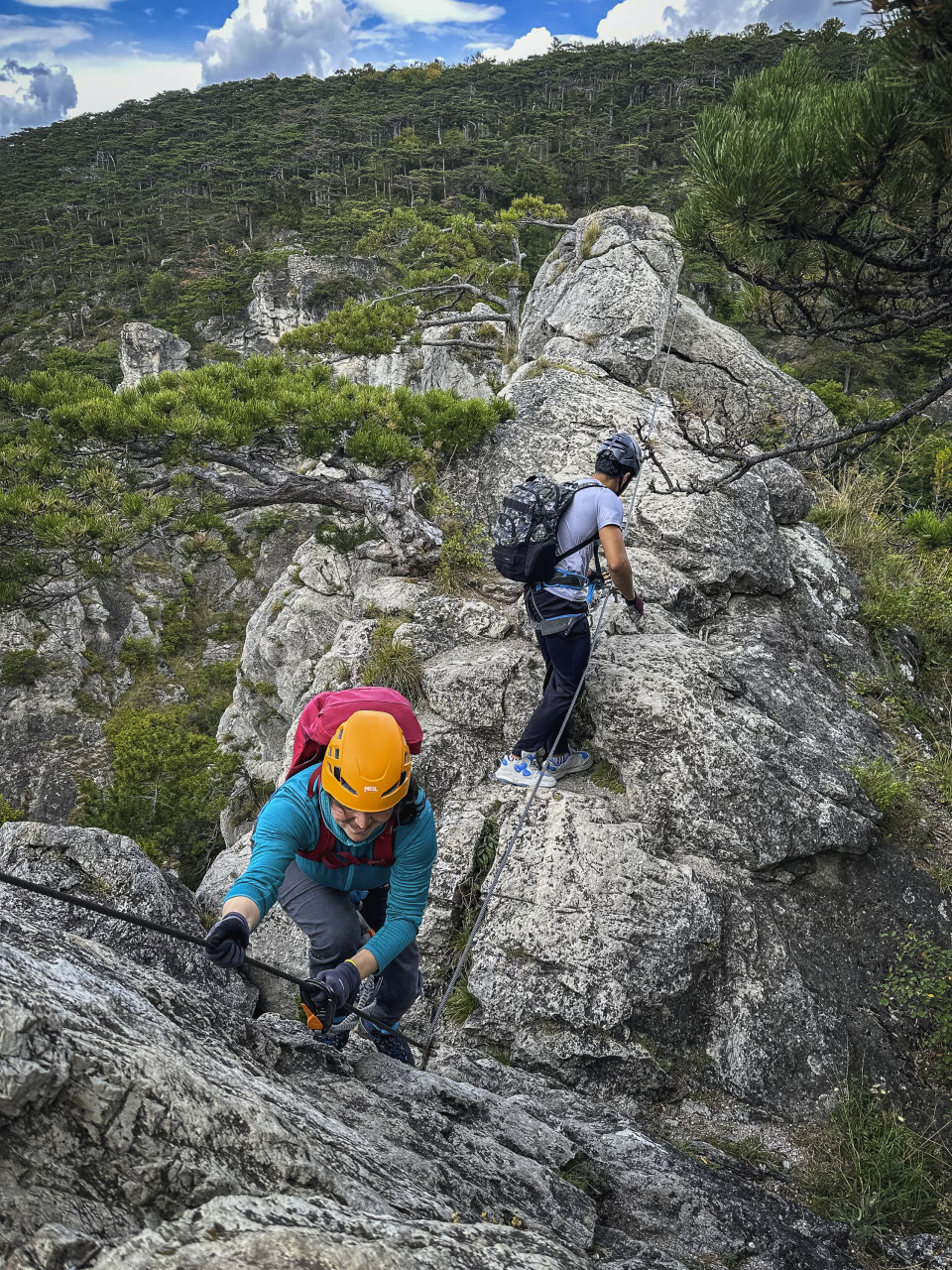 Mödlinger Klettersteig - ideal zum Herantasten!